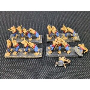 (17) Painted Archers Infantry Soldiers 15MM Metal Miniatures